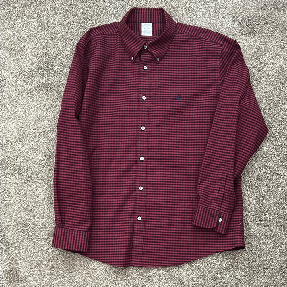 Brooks Brothers Red Casual Button Down Shirt